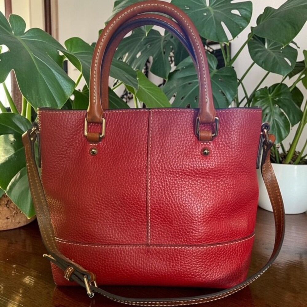 Dooney & Bourke Chelsea Pebble Grain Leather Tote EUC - Picture 2 of 4